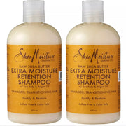 2 Shea Moisture Raw Shea Butter Deep Moisturizing Shampoo 13 oz