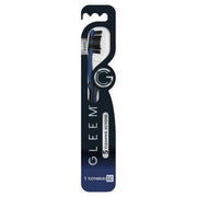 3 Gleem Toothbrushes 5 Cleaning Actions Soft Double The Brush Black 3 pack