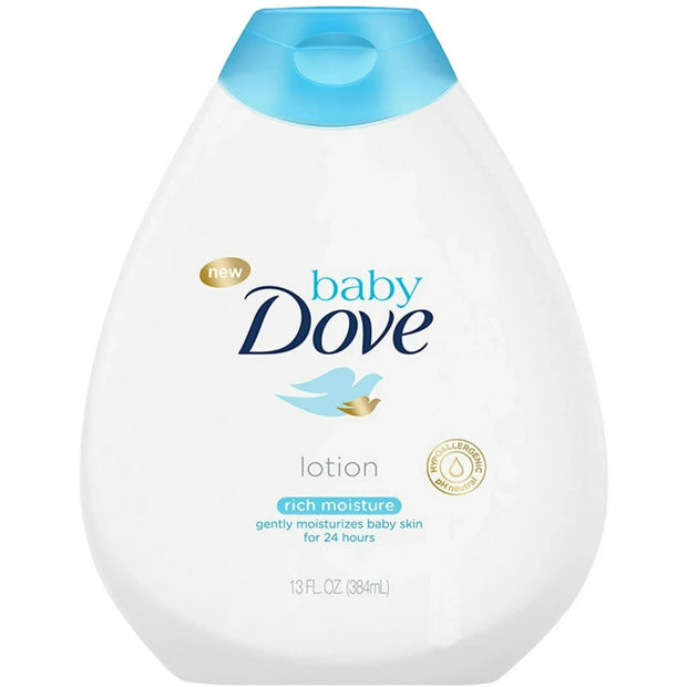 Baby Dove Sensitive Skin Care Hypoallergenic Lotion Rich Moisture 13.5 Oz 3 pack
