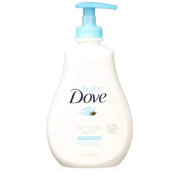 Baby Dove Tip To Toe Wash Rich Moisture Creamy Lather Clean Soft Skin 13 oz