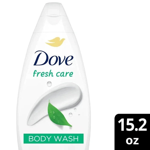 Body Wash - Fresh Care by Dove for Unisex - 15.2 oz Body Wash 2 pack