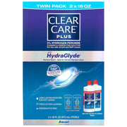 Clear Care Plus with Hydraglyde Cleaning & Disinfecting Solution Twin Pack