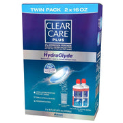 Clear Care Plus with Hydraglyde Cleaning & Disinfecting Solution Twin Pack