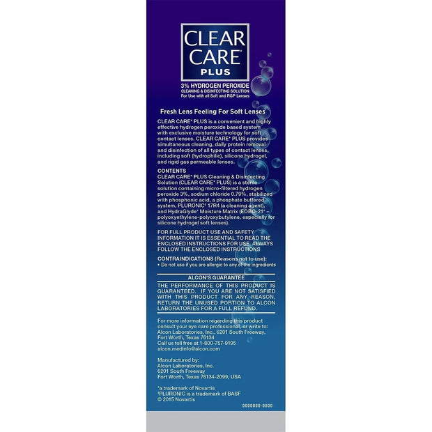 Clear Care Plus with Hydraglyde Cleaning & Disinfecting Solution Twin Pack