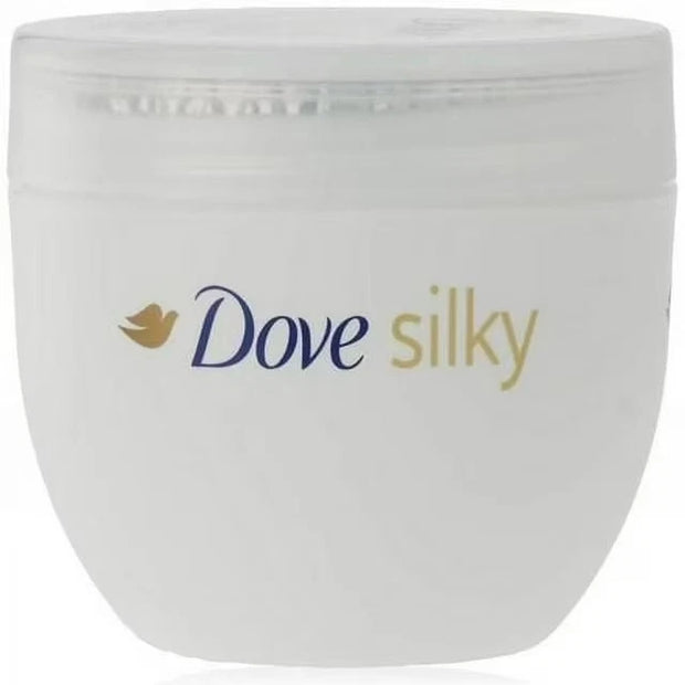 DOVE Silky Nourishment BODY CREAM for Radiant & Soft Skin PAMPERING PACK OF 3