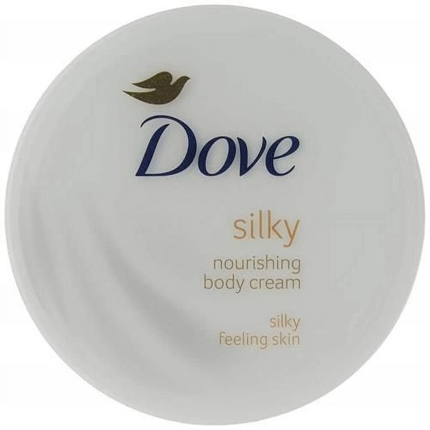 DOVE Silky Nourishment BODY CREAM for Radiant & Soft Skin PAMPERING PACK OF 3