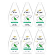 Dove FRESH CARE BODY WASH 15.2oz PACK OF 6