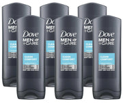 Dove Men+Care Body and Face Wash Clean Comfort 13.5oz PACK OF 6