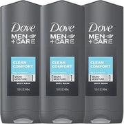 Dove Men+Care Body and Face Wash CLEAN COMFORT 13.50oz PACK OF 3