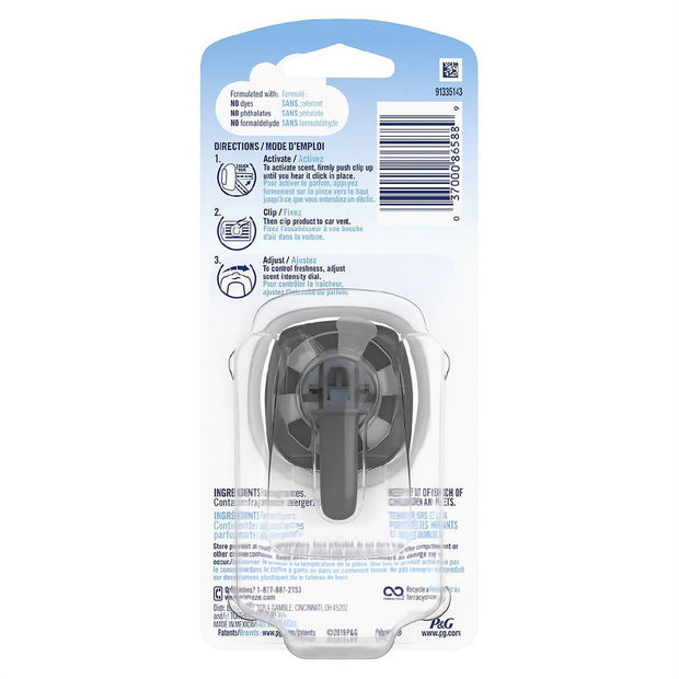 Febreze Car Vent Clip Air Freshener, Gain Original Scent 1 ea (Pack of 6)