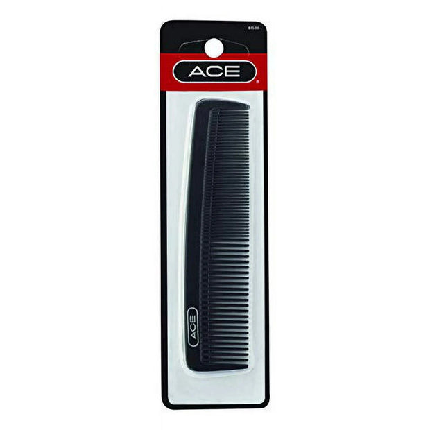 GOODY Ace Pocket Hair Comb - 5 Inch, Black - PACK OF 6