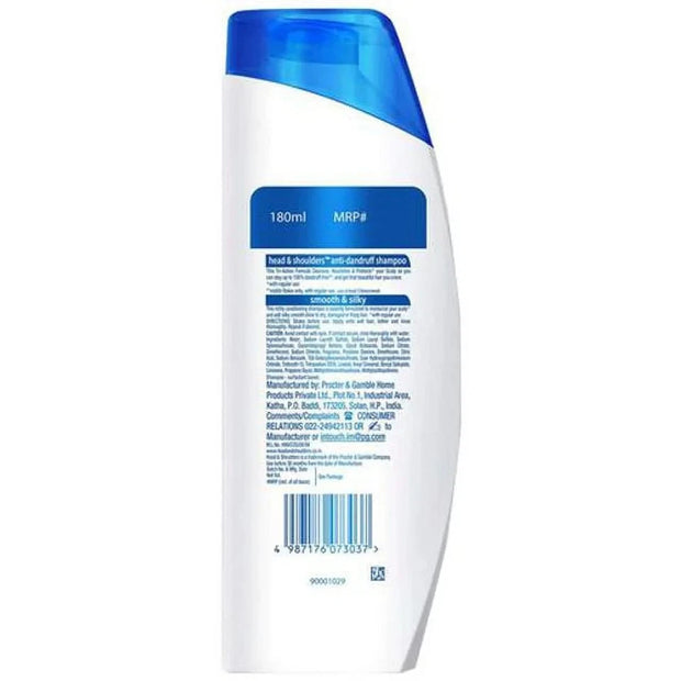 Head & Shoulders Smooth & Silky Anti-Dandruff Shampoo 13.5oz / 400ml Each 2-Pack