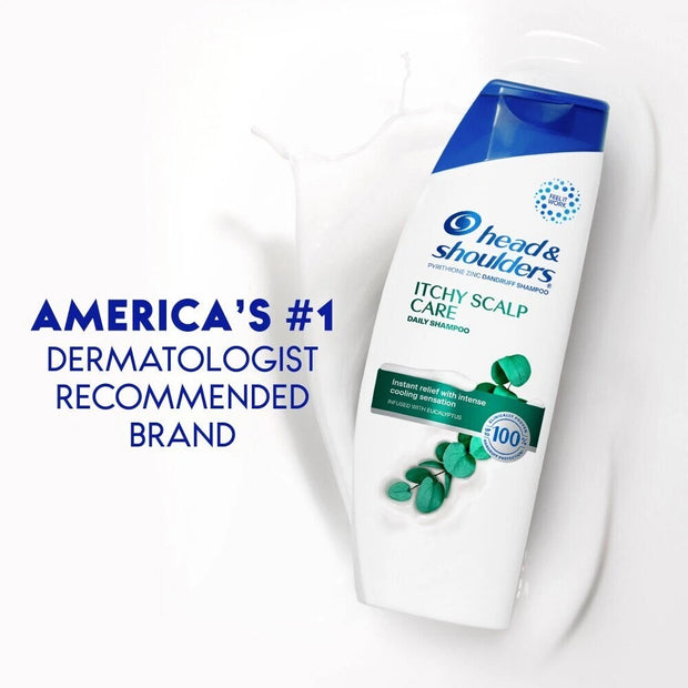 Head and Shoulders Dandruff Shampoo, Itchy Scalp Care, 13.50 fl oz 2 pack