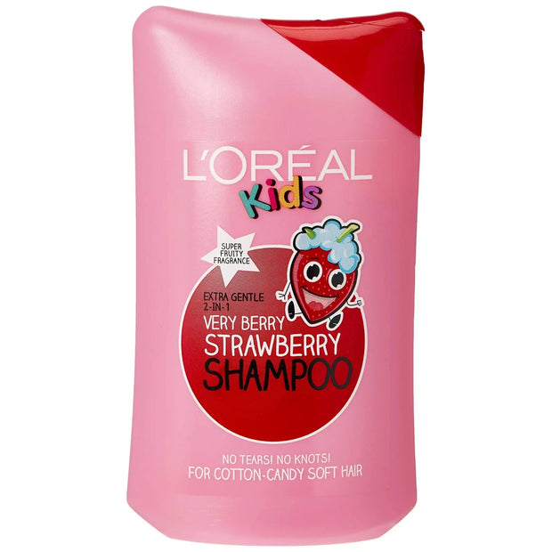 L'Oreal Kids Extra Gentle 2 In 1 Shampoo Very Berry Strawberry 8.4oz / 250ml