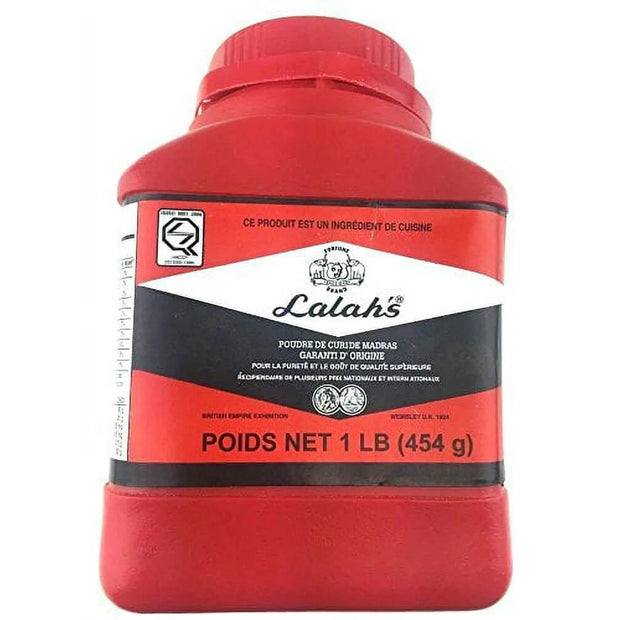 Lalah's Heated Indian Curry Powder 1 Lb each PACK OF 3