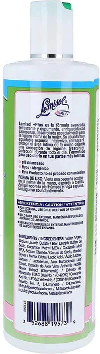 Lemisol Plus Feminine Wash 4oz 4 PACK EXP 3/30