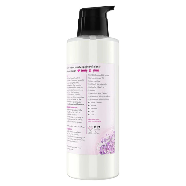Love Beauty and Planet Shampoo Milk Moisture and Bounce for Waves and Curls Rice