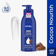 Nivea Body lotion for dry skin Cocoa Nourish COCONUT OIL / COCOA BUTTER