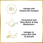 Olay Moisture Outlast Ultra Moisture Shea Butter Beauty with VitaminB3 3.75o 6PK