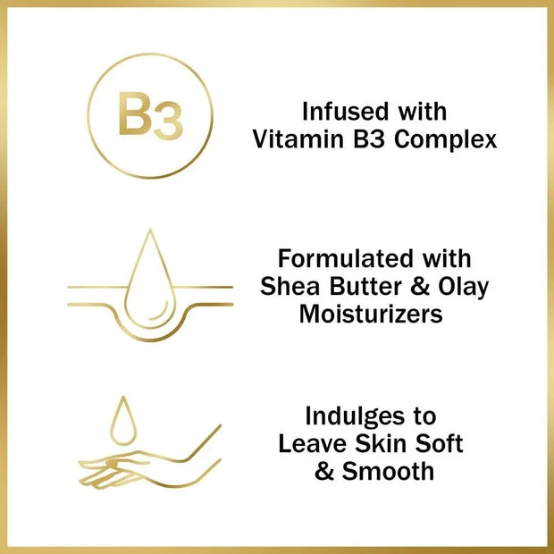 Olay Moisture Outlast Ultra Moisture Shea Butter Beauty with VitaminB3 3.75o 6PK