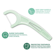 Plackers Micro Mint Dental Floss Picks cool mint Individually Wrapped 500 count