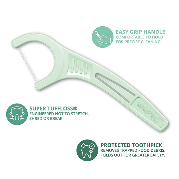 Plackers Micro Mint Dental Floss Picks cool mint Individually Wrapped 500 count