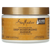 Raw Shea Butter, Deep Moisturizing Masque with Sea Kelp & Argan Oil, 11.5 oz
