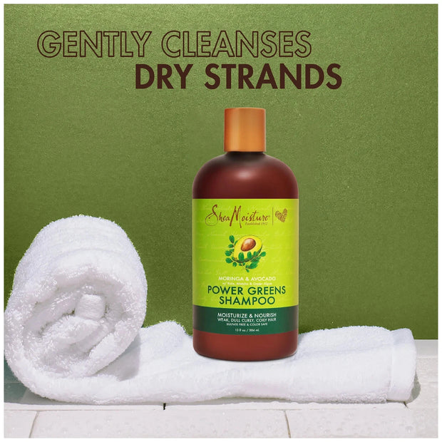 Shea Moisture Moringa & Avocado Power Greens 13oz SHAMPOO