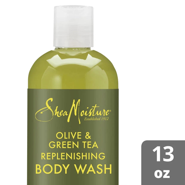 SheaMoisture Olive & Green Tea Replenishing Body Wash Olive & Green Tea 13 oz