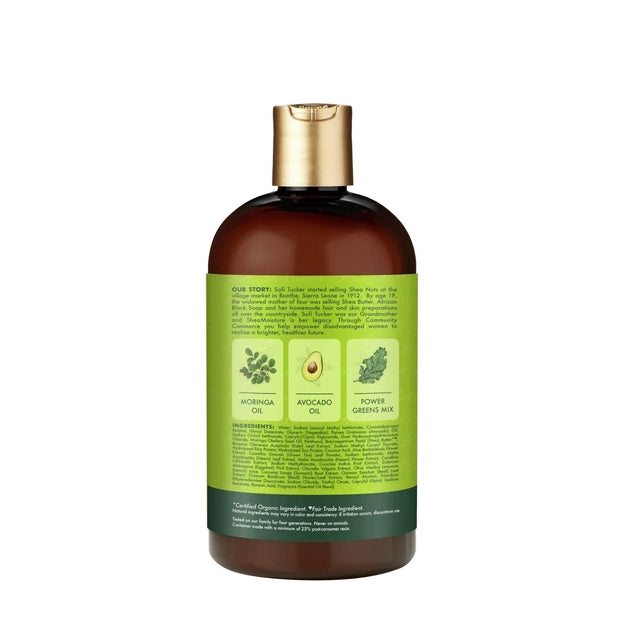 Shea Moisture Power Greens Shampoo & Conditioner Moringa Avocad COMBO