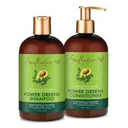 Shea Moisture Power Greens Shampoo & Conditioner Moringa Avocad COMBO