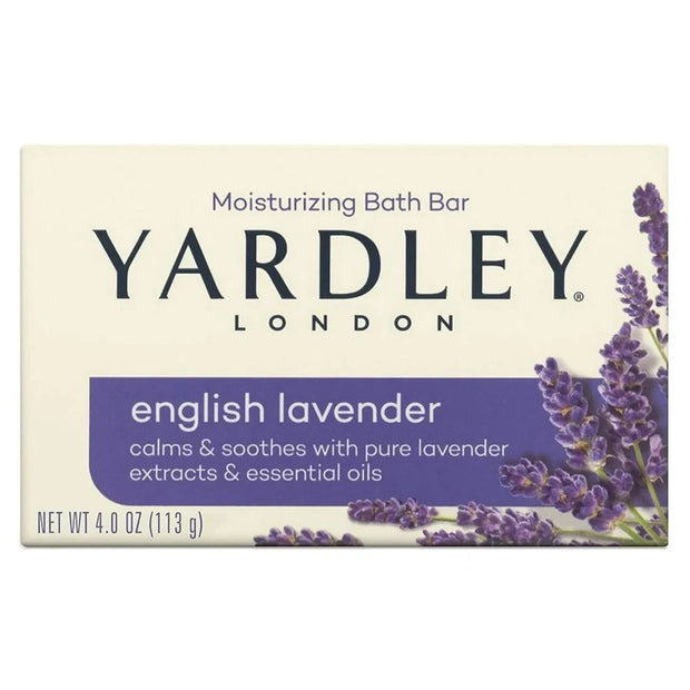Yardley London English Lavender Moisturizing Bath Soap 4oz Each 12pc