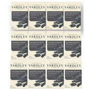 Yardley London Moisturizing Bath Bar Activated Charcoal 4 Oz. - Pack of 12