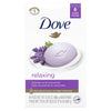 ( 6 PACK)Dove Beauty Bar Gentle Skin Cleanser Relaxing Lavender 6 Bars - 3.75 oz each  bar