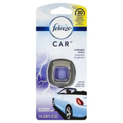 Febreze Car Vent Clips Air Freshener & Odor Eliminator, Midnight Storm - 16 Pack