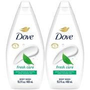 Body Wash - Fresh Care by Dove for Unisex - 15.2 oz Body Wash 2 pack